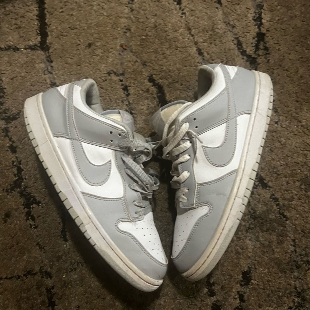 - grey nike dunks low